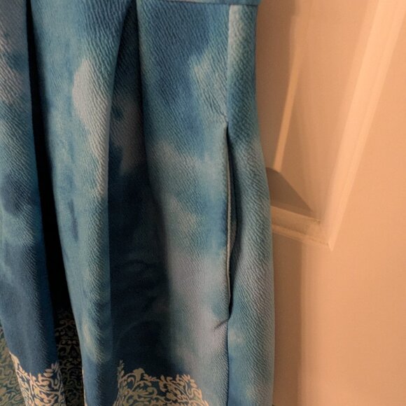 LuLaRoe Large Amelia Icicle Blue Unicorn - Picture 4 of 4